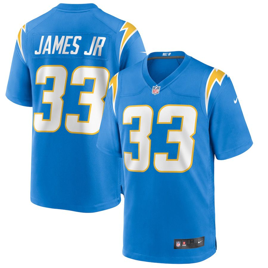 Men Los Angeles Chargers #33 Derwin James Nike Powder Blue Game NFL Jersey->los angeles chargers->NFL Jersey